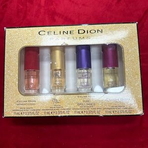 Celine Dion 4 Pc Eau de Toilette Set: Sensational, Signature, Pure Briliiance